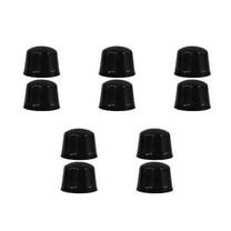 Raindrops 10 pcs Atv Wheel Hub Center Cap Rubber Cover For 110-250cc Trailers Golf Carts Go-Karts Rubber Tire Rim Cap For Enhancing Vehicle Wheel Protection
