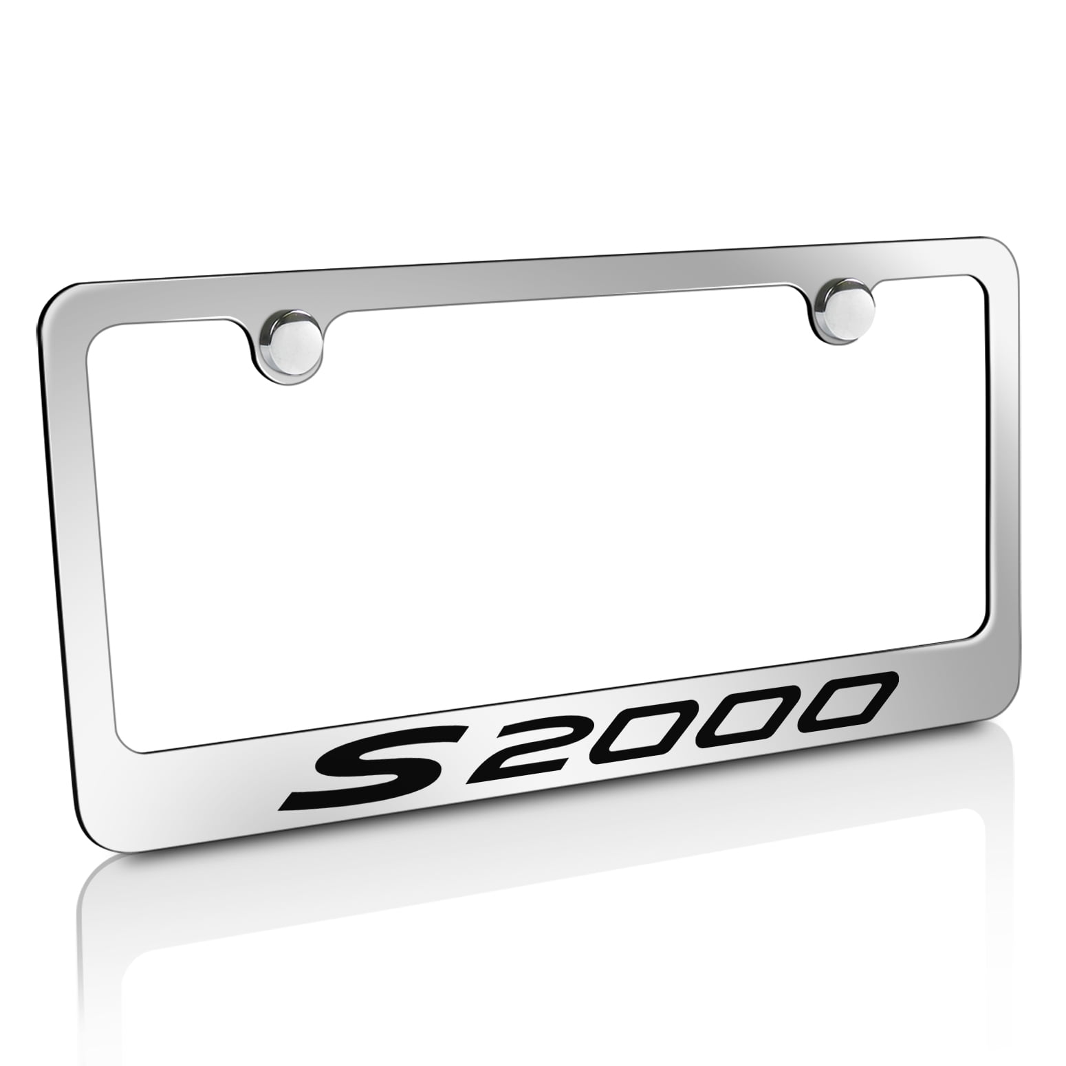 Honda S2000 Chrome Metal License Plate Frame