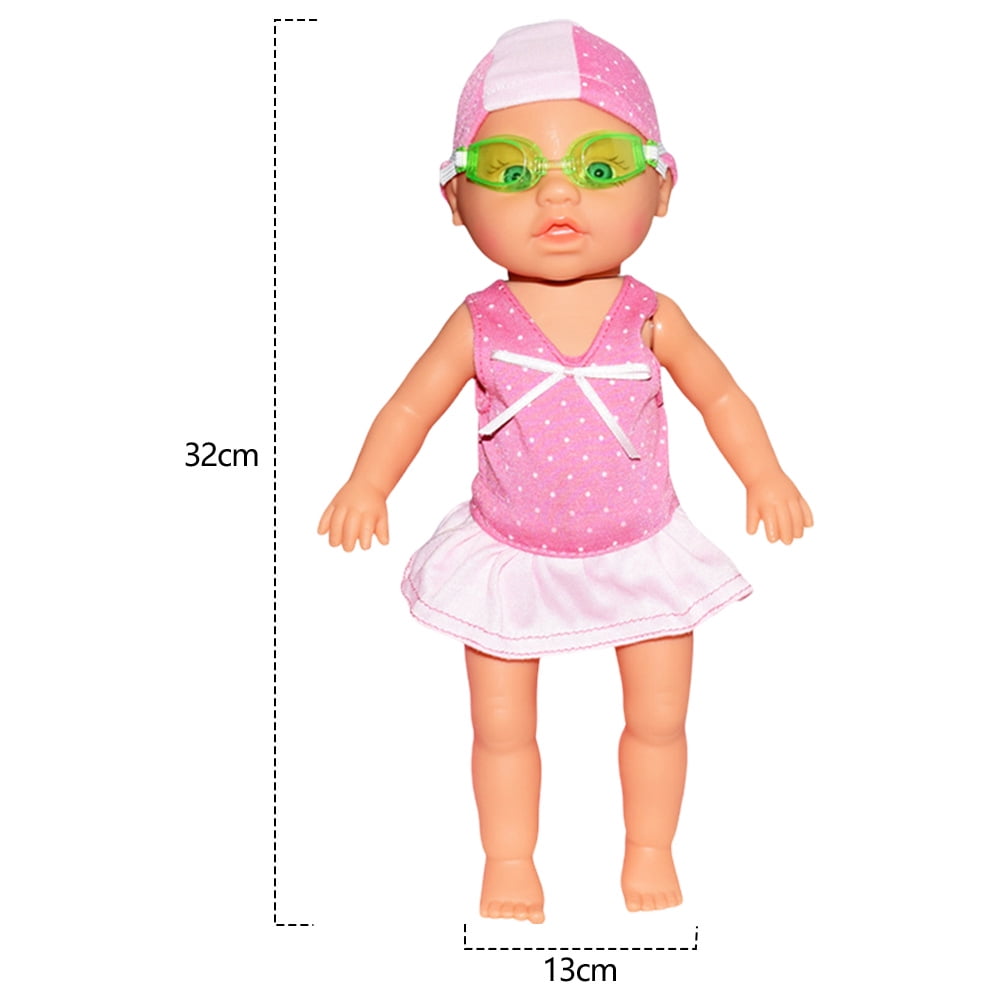 Water Fun Swimming Doll -  Waterproof Reborn Swim Doll Electric Doll Can Swim Lifelike Baby Doll, Water Fun Toy Best Birthday Christmas Gift