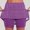 🔥 Purple_New, variant on Dianli Women's Printed Lightweight High Waist Skinny Jogger Shorts Yoga Running Tights With Pockets High Rise Stretch Quick Dry Performance Shorts Pocketed Activewear Women's Shorts Yoga Pants