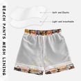 thumbnail image 3 of FORMRS Boys Swim Trunks Quick Dry Mesh Liner Boardshorts Sizes XS-XL, Colorful Flowers, 3 of 7