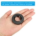thumbnail image 4 of Sello de Aceite Uxcell, 25mm x 47mm x 7mm Cubierta de Caucho Nitrilo Doble Labio Sello de Eje de Aceite, Negro 2 Pcs, 4 of 5