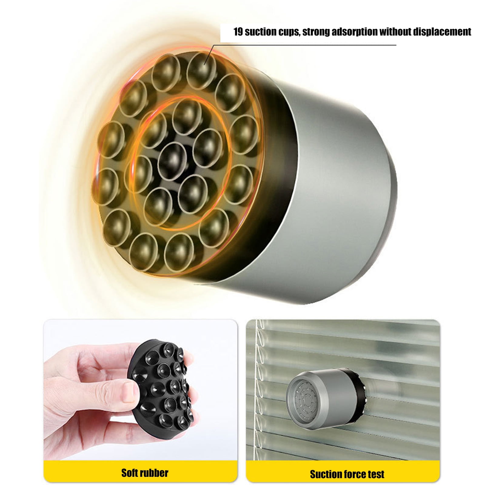 8Pieces Nonslip Plastic Pads for Washers and Appliances to Minimizing Vibrations and Protect Surfaces from Damage