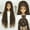 1B/27, variant on Full Lace Braided Wigs Synthetic Lace Wigs 34 Inches Handmade Braided Wigs Crochet Wigs Faus Locs Braided Wigs for Women (1B/30 color)