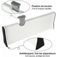 thumbnail image 4 of Divisores de cajones modulares, ajustables para cajones de 27,5 a 43,5 cm, perfectos para la organización de la oficina, la cocina, el baño y el dormitorio - Blanco, 4 of 6