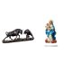 thumbnail image 1 of Estatua de escritorio,Figura decorativa de pelea de toros y osos,Colecciones de esculturas de toros,artesanía de resina,decoración,Letrero de mesa,Decoración de escritorio acrílica Rincón, 1 of 8