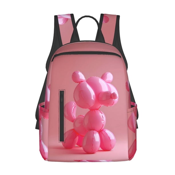 Easygdp Pink Balloon Puppy Art para Easygdp Yak - Mochila Casual Ligera y Resistente para Viaje y Senderismo para Hombres y Mujeres