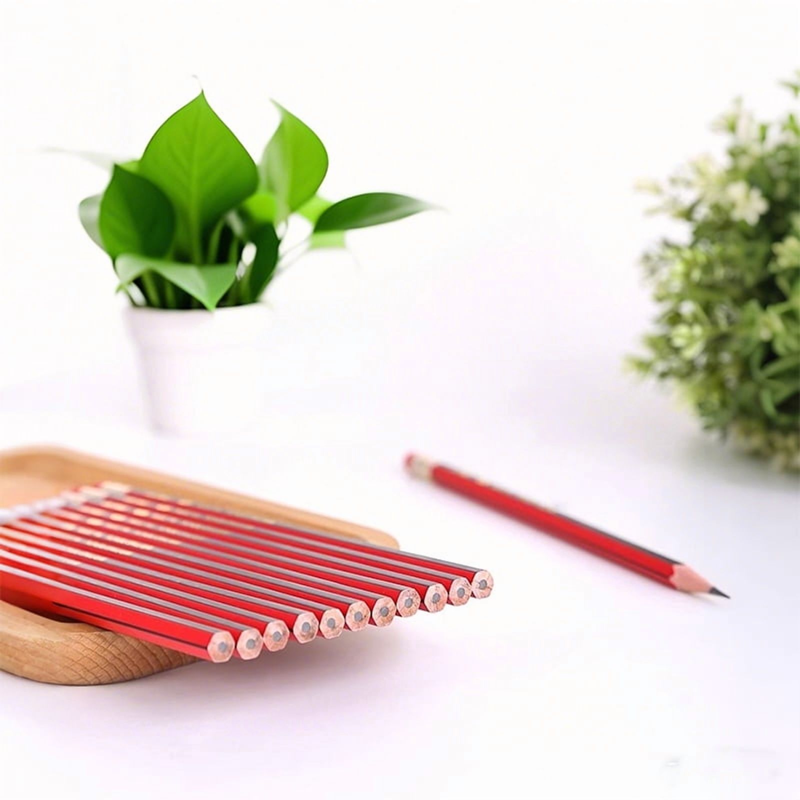 Deli HB Pencils with Eraser, 50 Count