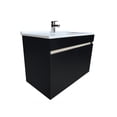 thumbnail image 1 of Gabinete DECOMOBIL PARA Baño Flotante Negro Mate/Encino Polar, 1 of 5
