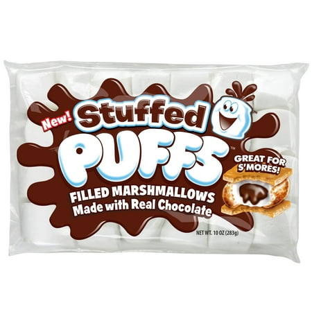 Stuffed Puffs Chocolate Filled Vanilla Marshmallows, 8.6 oz Bag