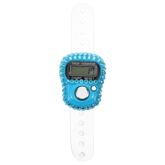 PAMINGONO Human Point Counter Handheld Tally Counter Blue 1Pcs