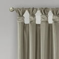 thumbnail image 3 of Madison Park Emilia Twist Tab Total Blackout Window Curtain in Pewter 50x84", 3 of 14