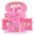 thumbnail image 1 of Bangcool Girls Music Jewelry Box 2-Layer Pullout Drawer Music Box Jewelry Storage Box, 1 of 6
