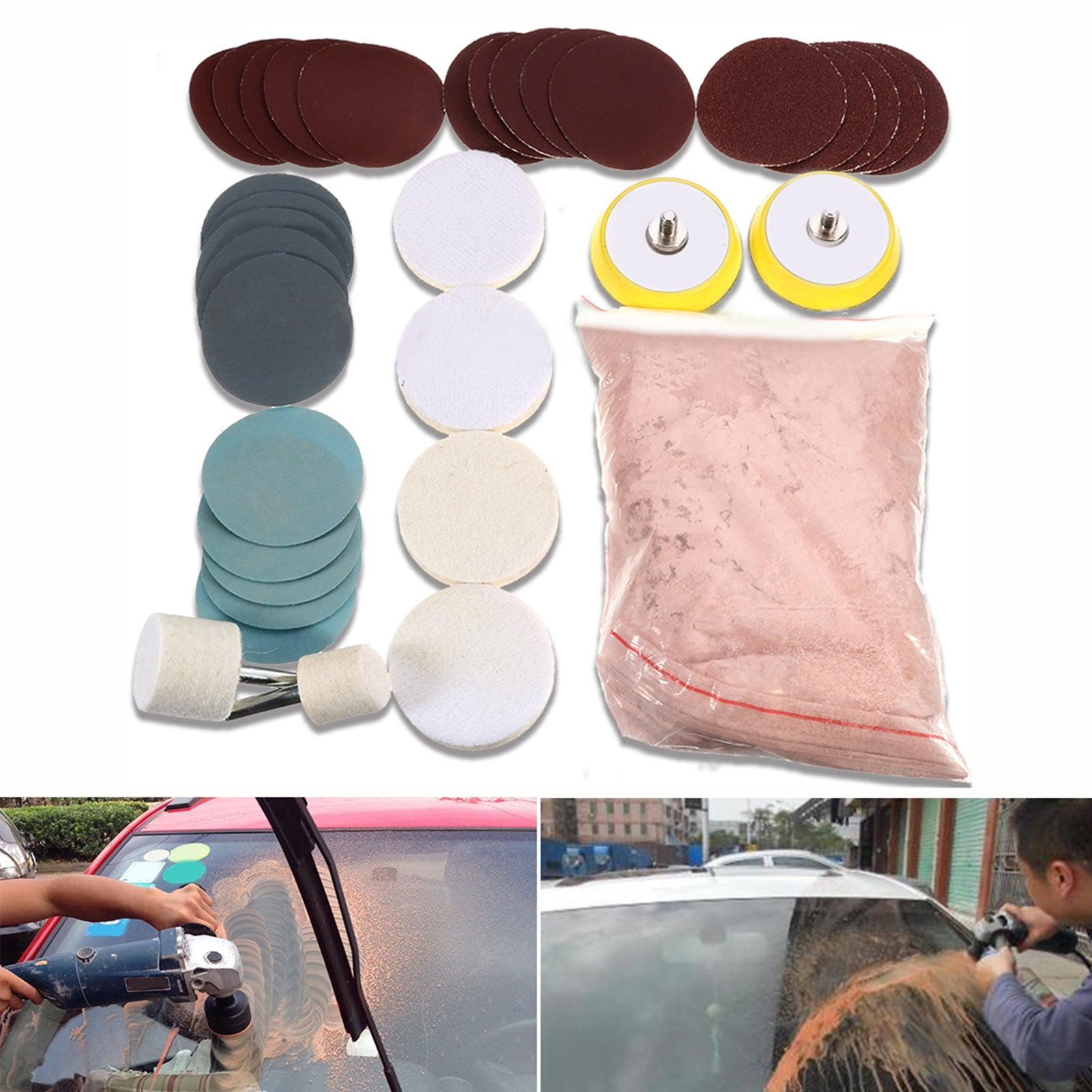 SDJMa Repair Polishing Wax Kit Sponge Body Compound Scratch Remover Vehicle  Paint Scratch Repair Auto Paint Scratch Remover Kit Car Scratch Repair