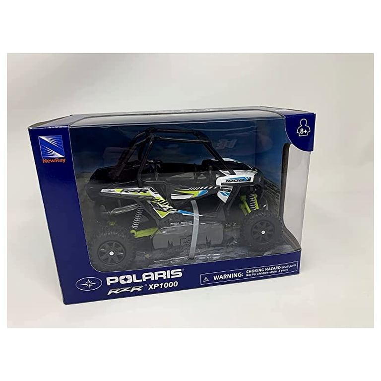 New Ray Toys, Polaris RZR XP 1000 Diecast Model, 1/18 Scale, White