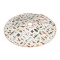 thumbnail image 2 of Balery Outdoor Living Printed Christmas Tree Skirt , Merry Christmas Party Christmas Tree Decoration,Adjustable Tree Skirt-48", 2 of 8