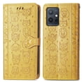 thumbnail image 1 of Funda Cartera FOXDOCK para MOTO E22 4G , Flip PU con Relieve de Gatos y Perros, Tarjetero y Soporte, 1 of 6