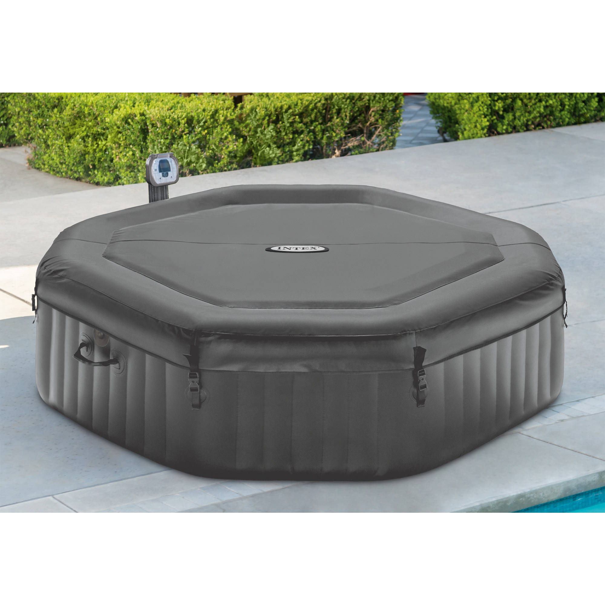 Intex 140 Bubble Jets 6-Person Octagonal Portable Inflatable Hot Tub Spa - image 3 of 7
