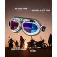 thumbnail image 3 of CRG Sports Vintage Bike Aviator Pilot Motorcycle Cruiser Scooter Goggles, 3 of 7