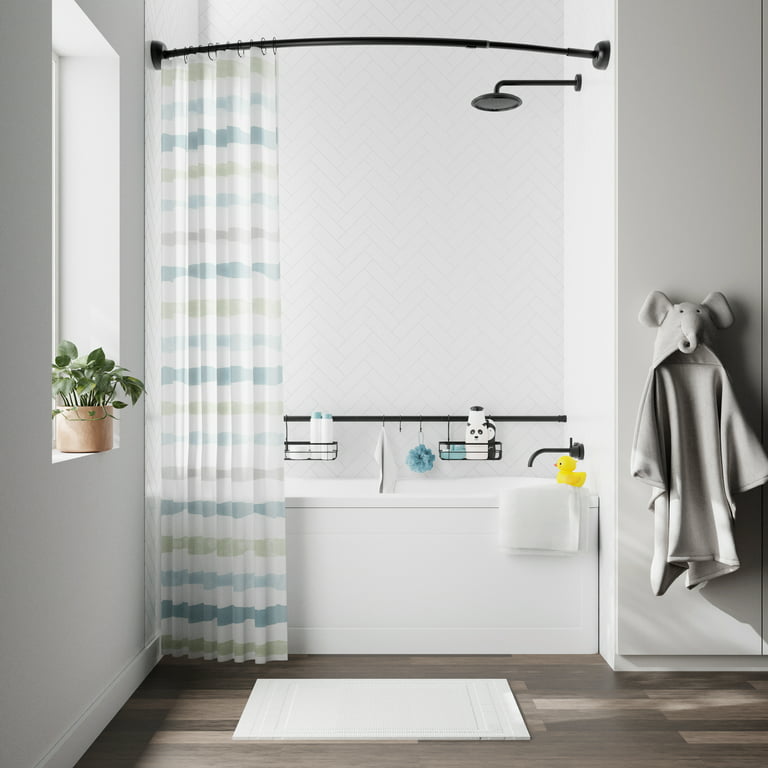 Sturdy Adjustable Hanging Shower Caddy - Rust-Proof Bathroom Organizer -  Grey
