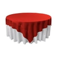 thumbnail image 1 of LA Linen TCpop72x72-RedP98 Nappe Carrée en Popeline de Polyester Rouge - 72 x 72 Po., 1 of 4