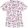 Love Code V Neck Scrub Top