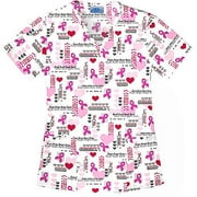 Love Code V Neck Scrub Top
