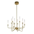 thumbnail image 2 of 49610-SB-LED Craftmade Lighting Valdi - 300W 10 LED 3-Tier Chandelier - 26.5 inches wide by 19.5 inches high, 2 of 4