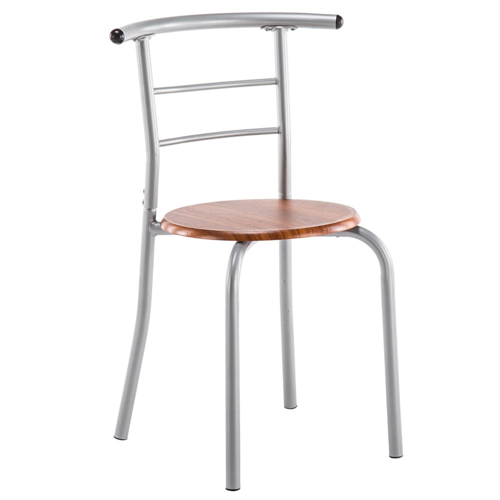 Kepooman 3 Piece Breakfast Set, PVC Breakfast Table for 2, Modern Dining Table Set with Two Chairs, Light Brown Kepooman 3 Piece Breakfast Set, PVC Breakfast Table for 2, Modern Dining Table Set with Two Chairs, Light Brown