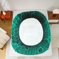thumbnail image 5 of Homewish Teal Gamer Full Size Sheets 4-Piece for Adults Female Men,Video Game Breathable Bed Sheets,Geometric Hexagon Honeycomb Lightweight Sheet Sets,Super Cozy Room Decor, 5 of 7