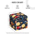 thumbnail image 4 of Balery Colorful Astronomy Porta Pañuelos de Cuero con Estampado – Funda Moderna Cuadrada para Caja de Pañuelos, Dispensador 5x5x5'', 4 of 7