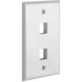 thumbnail image 2 of miduoudo-- Plaque Murale Keystone 2 Ports Blanche (10 Pack) avec Insert de Plaque Keystone Standard 1 Gang Ethernet pour RJ45 Keystone, Inserts Modulaires, 2 of 4