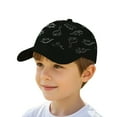 thumbnail image 3 of WUXIAN Baby Girls Sun Hats For Boys Girls Toddler Dinosaur Print Baseball Cap Adjustable Kids Hat For Outdoor Daily Casual Wear Cap,Black,2-5 Years, 3 of 6