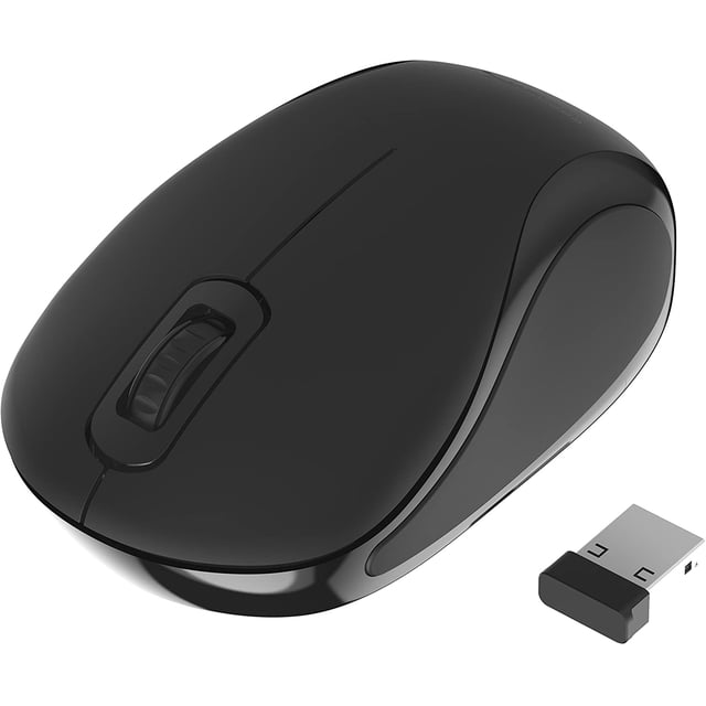 Diseño compacto y elegante Ratón inalámbrico elegante y portátil de 2,4 GHz