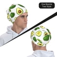 thumbnail image 6 of Salouo Avocado1 Print Unisex Beanie Hat,Knitted Baggy Skull Cap Winter Warm Hats Beanie Sleep Hats Cancer Headwear Caps for Women & Men 1 Pieces, 6 of 7
