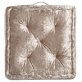 thumbnail image 2 of SAFAVIEH Belia Solid Floor Pillow, 25" x 25", Champagne, 2 of 9