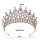thumbnail image 2 of Corona Tiara Reina Carnaval Lujo Oro Rosa Certamen Novia Xv Coronación Niña Boda Cristales M0015 GENÉRICA CUSTOM VALOSA, 2 of 2