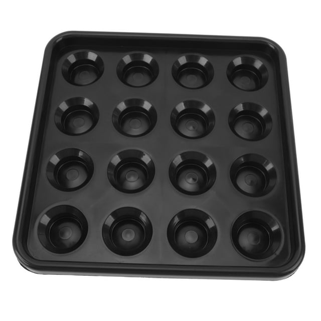 Billiard Ball Tray, Convenient Organization 16 Holes Billiard Ball Storage Tray for Pool Table