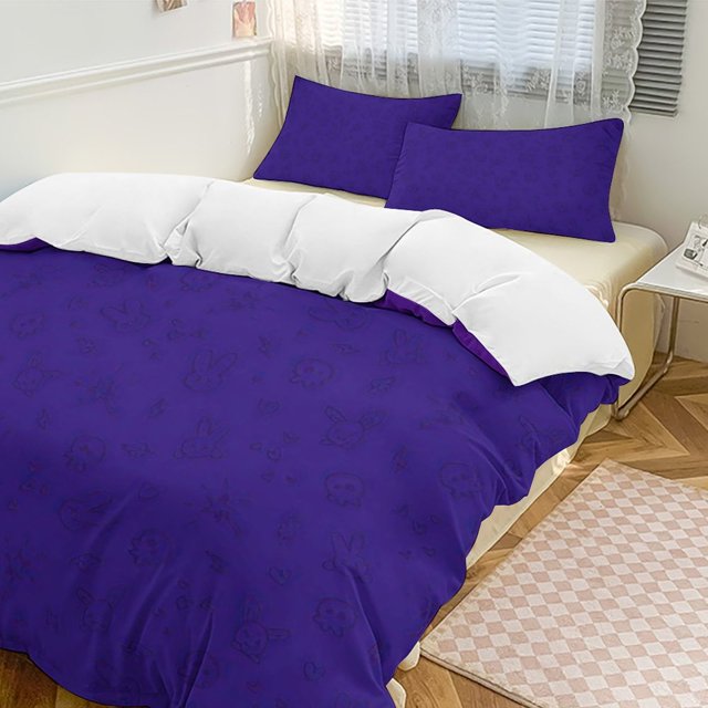 Tiny Tina's WonderlandsTiny Tina's Wonderlands Ensemble de Lit Jumeau 3 Pcs - Comprend 1 Couette Simple et 2 Taies d'Oreiller Literie - Microfibre Résistante à la Décoloration - Tiny Tina's Wonderlands