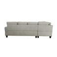 thumbnail image 4 of Ainehome Furniture 97"w L Shaped Sectional Sofa SET, Left Hand Facing - Grey, 4 of 8