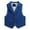 X2 Blue, variant on Ticikt Boys Vest Vintage Toddler Little Kids Retro Waistcoat Sleeveless Slim Fit Casual Vests Outfit Formal Wedding Waistcoat,Color:Blue,2-3 Years