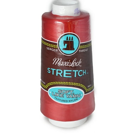 Poppies Thread - A&E Maxi Lock Stretch Textured Nylon Poppy Red Serger Thread MWN-45136