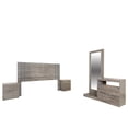thumbnail image 1 of Recamara Kessa Muebles  Suiza 5 Piezas Gris, 1 of 15