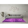 thumbnail image 3 of Ahgly Company Indoor Round Abstract Pink Modern Area Rugs, 6' Round, 3 of 4