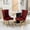 Burgundy, variant on Chrome Legs, Hand - crafted Pull - ups, Long - term Comfort - For Dining Room Relaxation