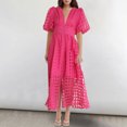 thumbnail image 1 of Aqestyerly Ensembles Lounge pour Femmes à Manches Longues Robe Lanterne Décontractée de Fête à Manches pour Femmes, 1 of 6