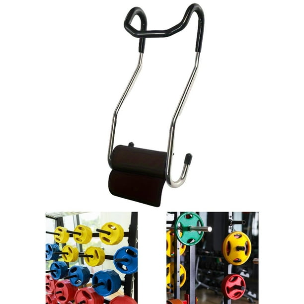 Gancho para mancuernas DYNWAVEMX Conector de mango Colgador de mancuernas a barras Accesorio de barra para hacer ejercicio