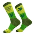 thumbnail image 2 of Men's Todays Good Mood Is Sponsored By Weed Socks Funny 420 Graphic Footwear, 2 of 7
