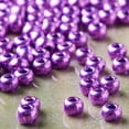 thumbnail image 2 of John Bead Purple Metallic Czech Glass Seed Beads, 6/0, 12 Pack, 2 of 3