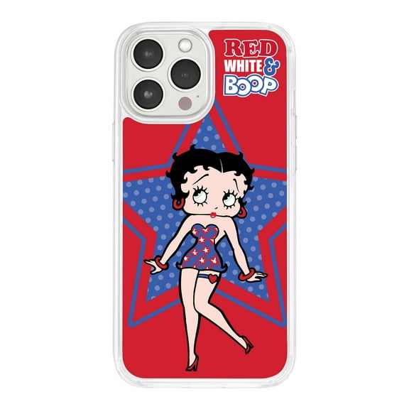 Betty Boop Red White & Boop HD Phone Case Compatible with Apple iPhone 14 Pro Max (Red White & Boop) by Affinity Bands